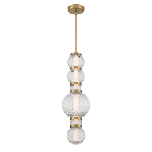 Cordel LED Mini Pendant in Legacy Brass (7|15030732L)