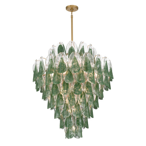 Verla Crest 21 Light Pendant in Legacy Brass (29|N3479G732)
