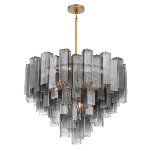 Torvento 15 Light Pendant in Legacy Brass (29|N3149GS732)