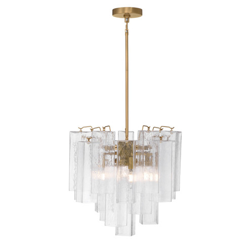 Torvento Six Light Pendant in Legacy Brass (29|N3146732)