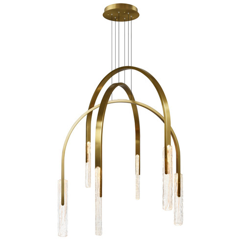 Curva LED Chandelier in Brass (401|1725P386624)