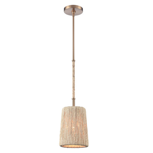 Cabana One Light Pendant in Lacquered Gold (581|854361)