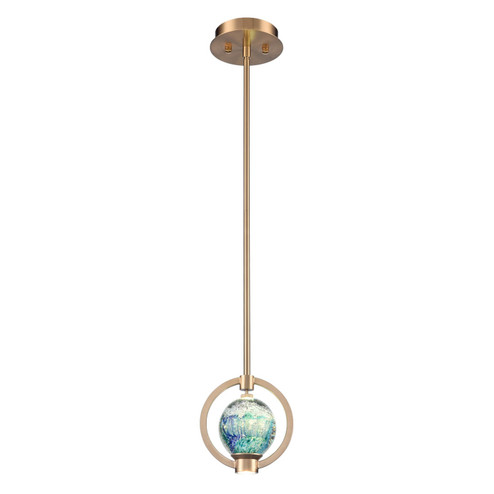 Utopia LED Pendant in Lacquered Gold (581|854061)