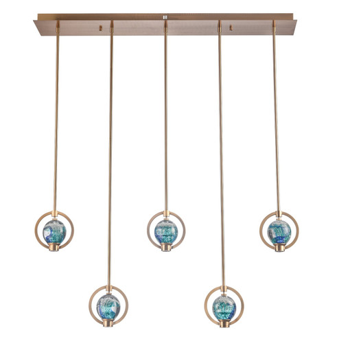 Utopia LED Pendant in Lacquered Gold (581|854045)