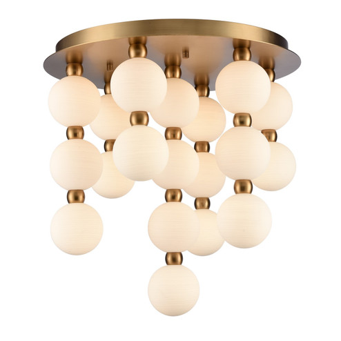 Mod LED Semi Flush Mount in Satin Brass (581|8528119)