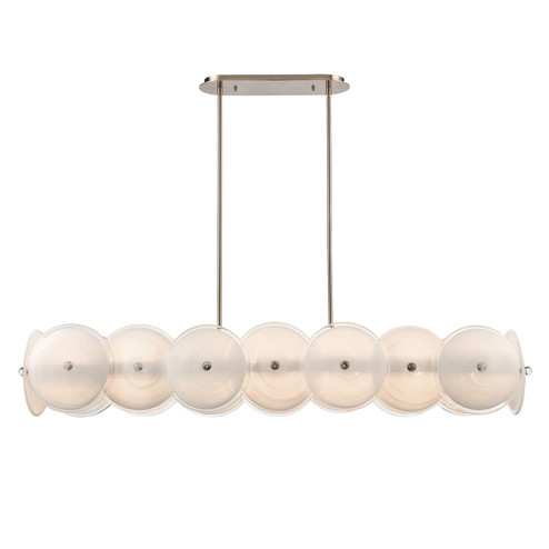 Tallulah Eight Light Linear Chandelier in Lacquered Gold (581|851248)