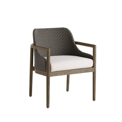 Chilton Outdoor Dining Chair in Pearl/Dark Gray Wash (314|FRS35)