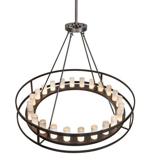 Loxley 24 Light Chandelier in Dark Bronze (57|289420)