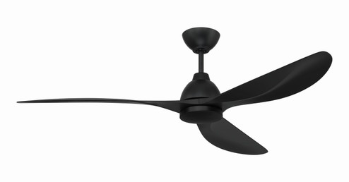 Frazier 56'' In/Outdoor Damp Rated Ceiling Fan 56'' Ceiling Fan in Flat Black (46|FRZ56FB3)