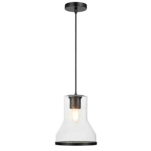 Alicia One Light Pendant in Matte Black (137|580M01BLK)