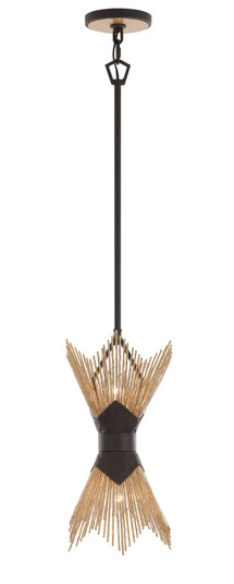 Aristocrat Two Light Pendant in Dark Bronze / French Gold (137|570P02DBFG)