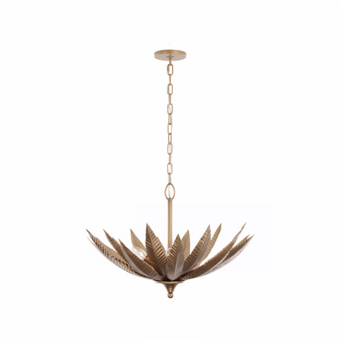 Zanara Three Light Pendant in Brass Kisser (137|563P03BK)