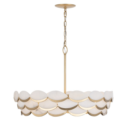 High Tide Eight Light Pendant in French Gold (137|561C08FG)