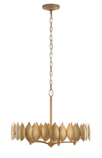 Petal Reign Five Light Pendant in Brass Kisser (137|560C05BK)