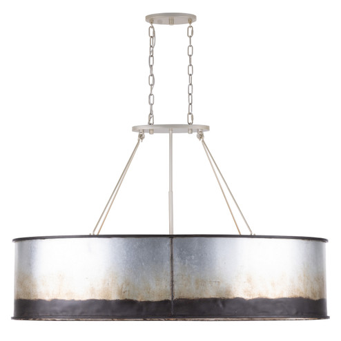 Cannery Five Light Linear Pendant in Ombre Galvanized (137|323N05OG)