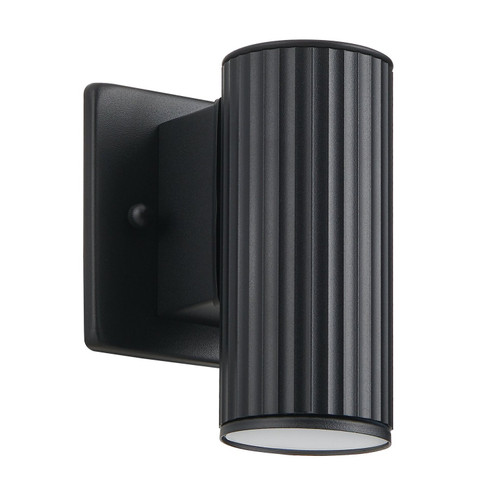 Portillo One Light Exterior Wall Sconce in Black (217|207122A)