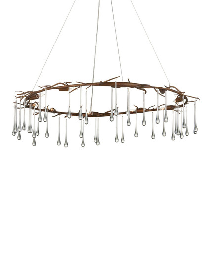 Morning Grove Ten Light Chandelier in Rhine Gold/Clear (142|90001333)