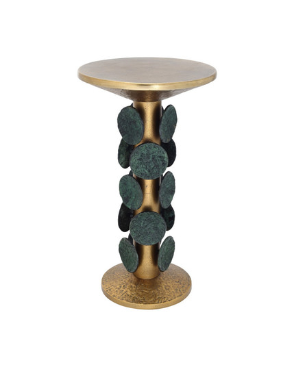 Nasturtium Accent Table in Antique Brass/Patina Brass (142|40000249)