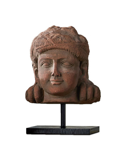 Mathura Head on Stand in Brick Red/Black (142|12001080)
