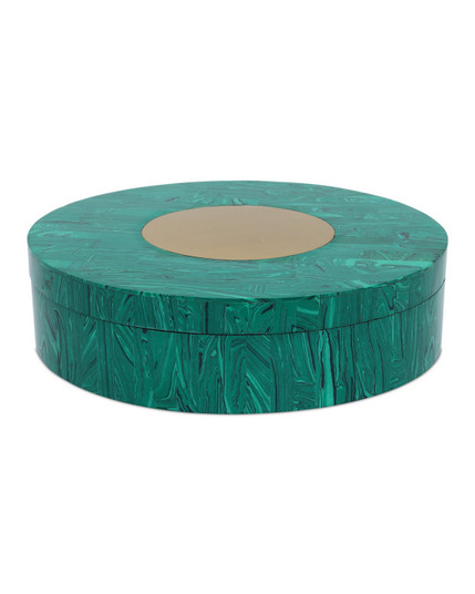 Transformation Box in Marbled Green/Brushed Brass (142|12001061)