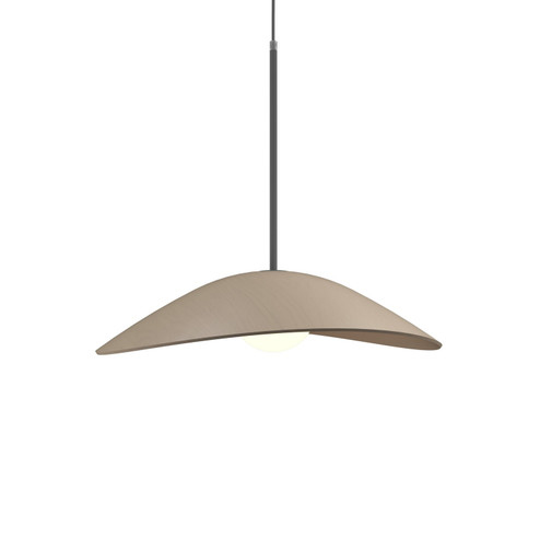 Oyster One Light Pendant in Organic Cappuccino (486|154748)