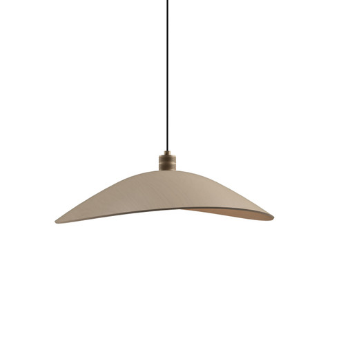Oyster One Light Pendant in Organic Cappuccino (486|154648)