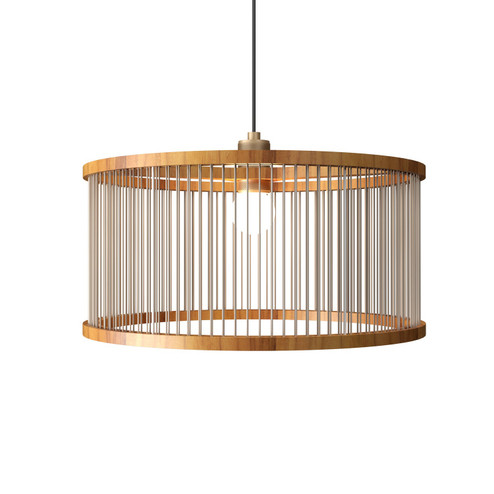 Corda One Light Pendant in Teak (486|153712)