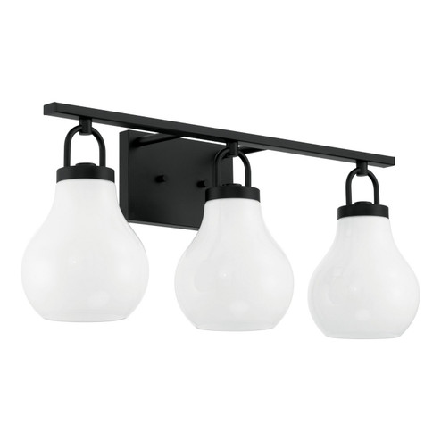 Mansfield Three Light Vanity in Matte Black (577|207852A)