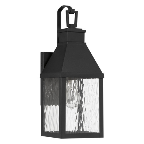 Glencrest One Light Exterior Wall Sconce in Textured Black (577|207758A)