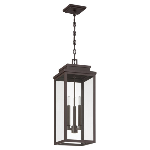 Hillside Three Light Exterior Pendant in Dark Bronze (577|207755A)