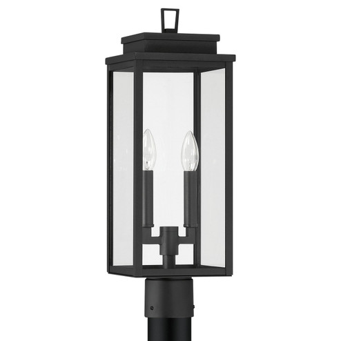 Hillside Two Light Exterior Post Light in Textured Black (577|207745A)