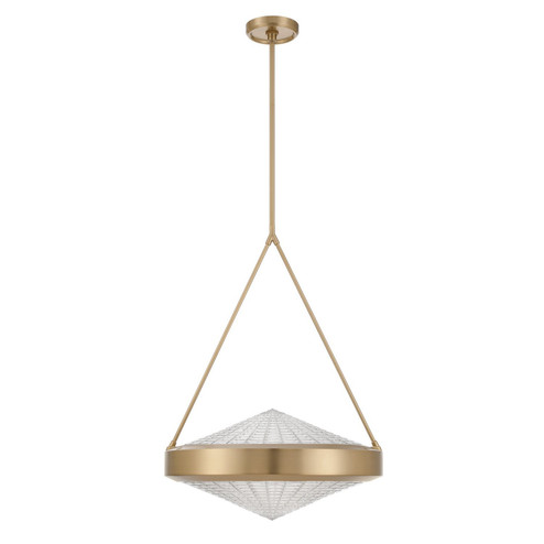 Agate Four Light Pendant in Champagne Gold, Clear Holophane (577|207427A)