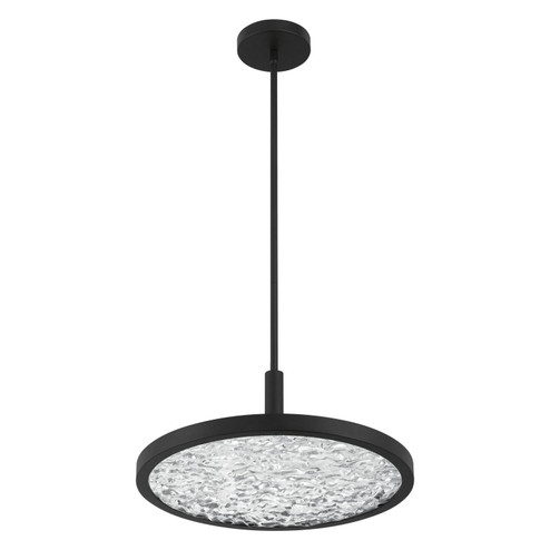Courtney LED Convertible Pendant in Textured Black (577|207417A)