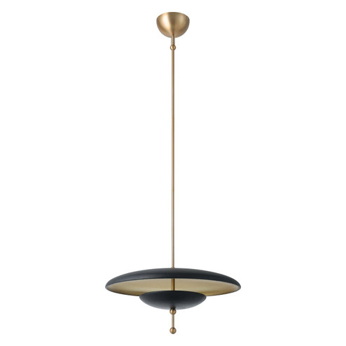 Sinclair LED Convertible Pendant in Champagne Gold, Black (577|207294A)