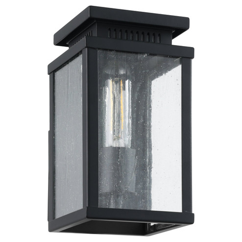 Overton One Light Exterior Wall Sconce in Matte Black (577|207049A)