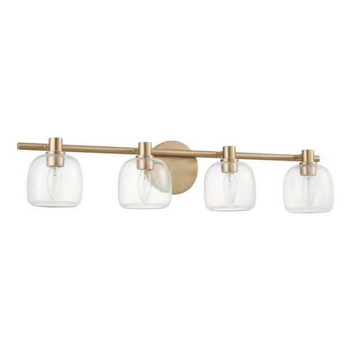 Valentina Four Light Vanity in Champagne Gold, Clear (577|207018A)
