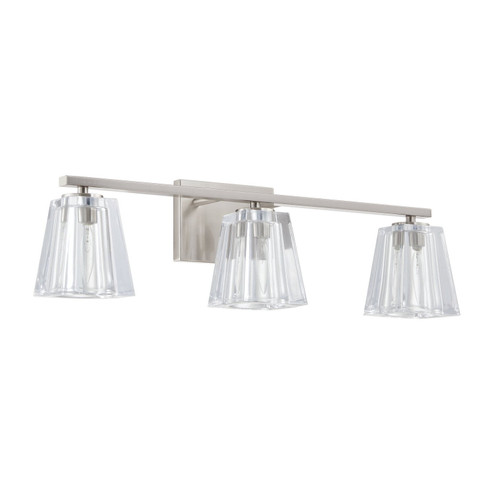 Valentin Three Light Vanity in Brushed Nickel (577|206992A)