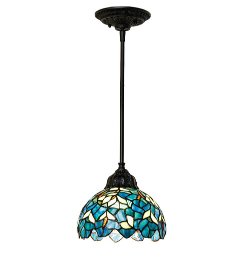 Nightfall Wisteria One Light Pendant in Solar Black (57|294641)