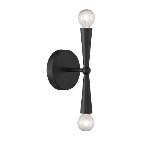 Two Light Wall Sconce in Matte Black (446|M90110MBK)