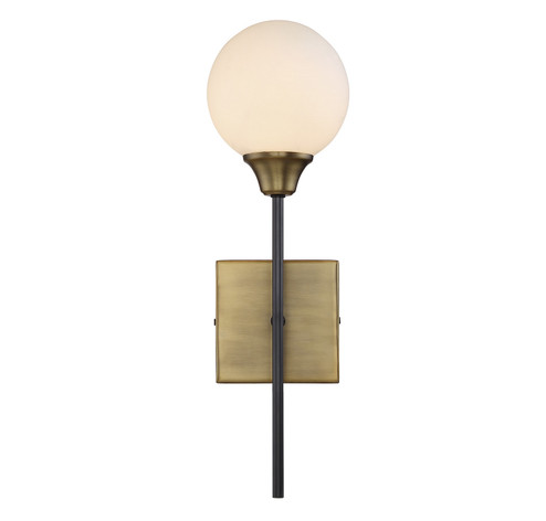 Mscon One Light Wall Sconce in Oiled Rubbed Bronze with Natural Brass (446|M9000379)