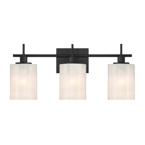 Three Light Bathroom Vanity in Matte Black (446|M80084MBK)