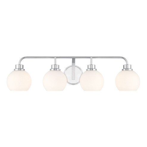 Four Light Bathroom Vanity in Chrome (446|M80082CH)