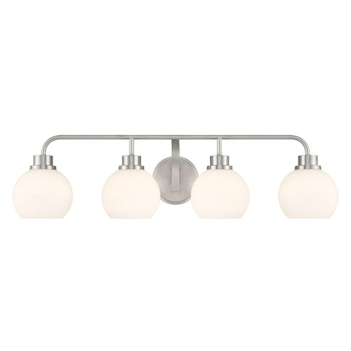 Four Light Bathroom Vanity in Brushed Nickel (446|M80082BN)