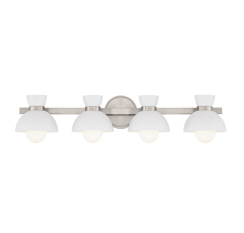 Four Light Bathroom Vanity in Brushed Nickel (446|M80076BN)
