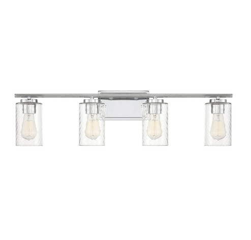 Mbath Four Light Bathroom Vanity in Chrome (446|M80039CH)