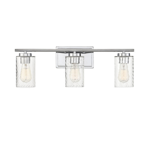 Mbath Three Light Bathroom Vanity in Chrome (446|M80038CH)