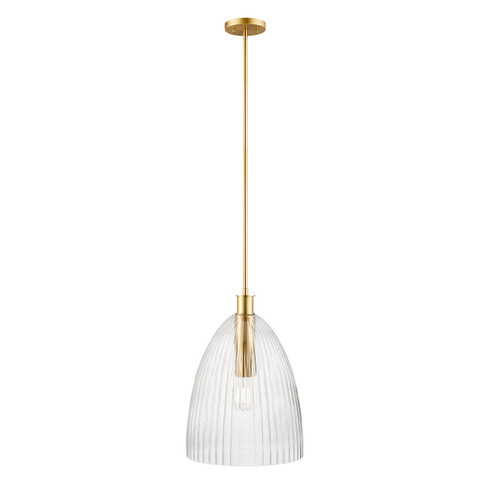 One Light Pendant in Natural Brass (446|M7052NB)