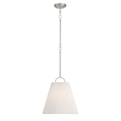 One Light Pendant in Brushed Nickel (446|M7045BN)