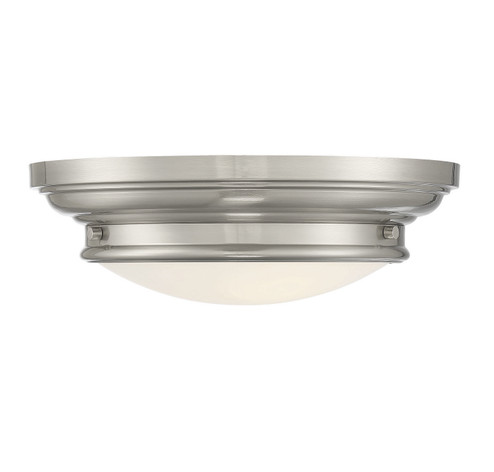Two Light Flush Mount in Brushed Nickel (446|M60063BN)