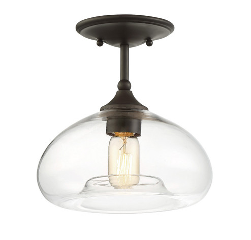 Msemi One Light Semi-Flush Mount in Oil Rubbed Bronze (446|M60017ORB)